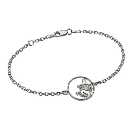 Lumoava Moomin Hopearanneketju/koru MO531500155