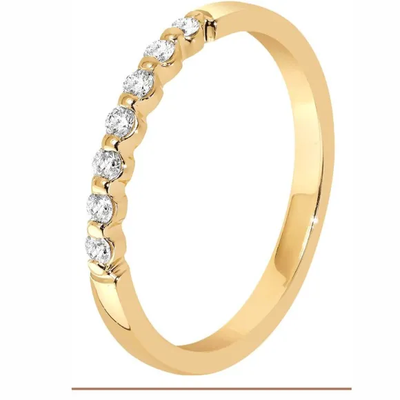 Romanssi Kaunokainen Timanttisormus Keltakulta 246-007 KK