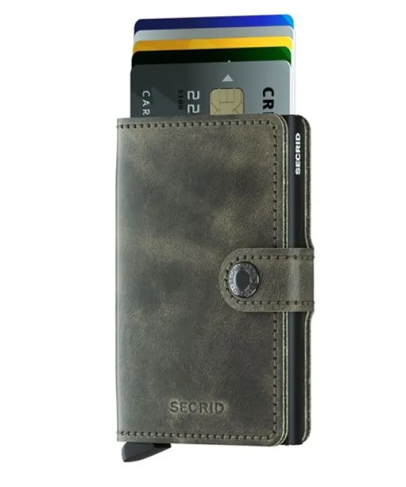 Secrid Miniwallet Vintage Muu Esine MV-OLIVE-BLACK